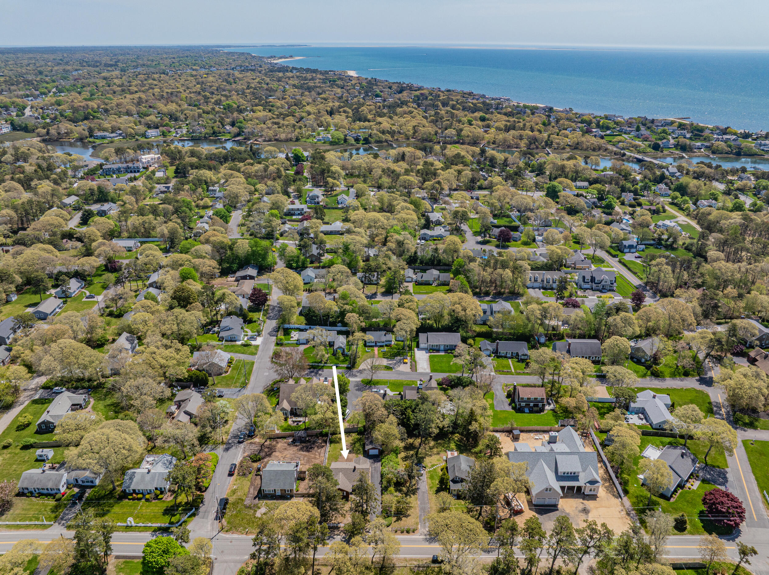 129 Belmont Road West Harwich, MA 02671 - Photo 21 of 27 an aerial view of residential houses with outdoor space