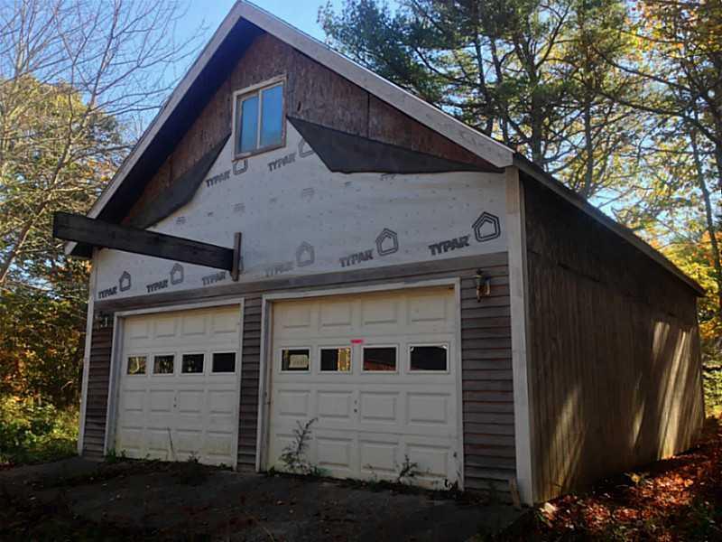 1298 Main Road Phippsburg, ME 04562 - Photo 7 of 33 Garage. natural clapboard siding,...
