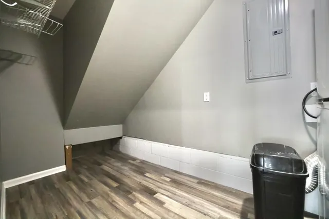 a view of a storage & utility room