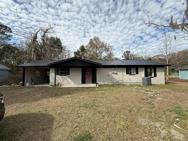 a house with a outdoor space