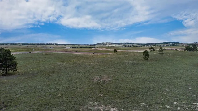 a view of an outdoor space with mountain view