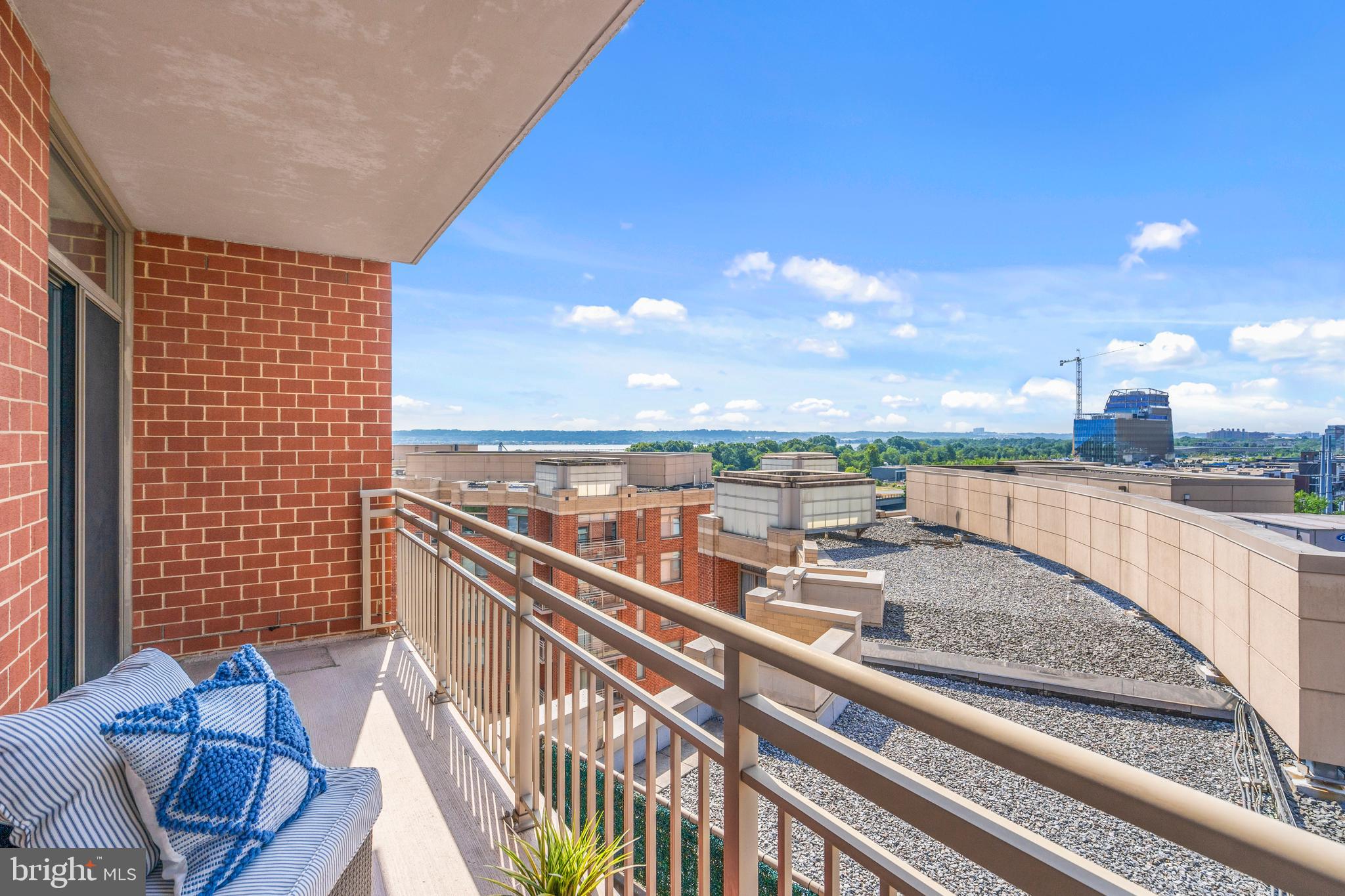 3600 South Glebe Road, Unit 819W Arlington, VA 22202 - Photo 14 of 42 Large Private Balcony (one of two)