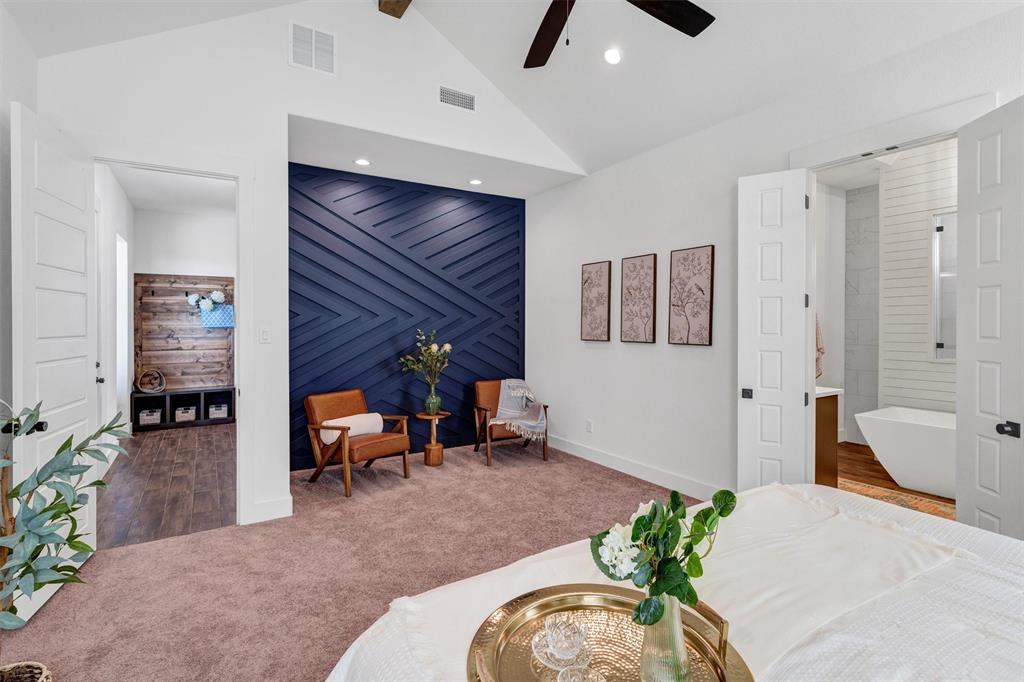 2105 Rattler Way Tolar, TX 76476 - Photo 19 of 30 a bedroom with furniture and a bed