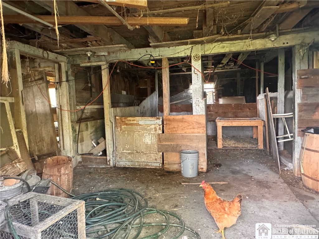 5166 Pickard Road Dewittville, NY 14728 - Photo 36 of 46 inside the barn
