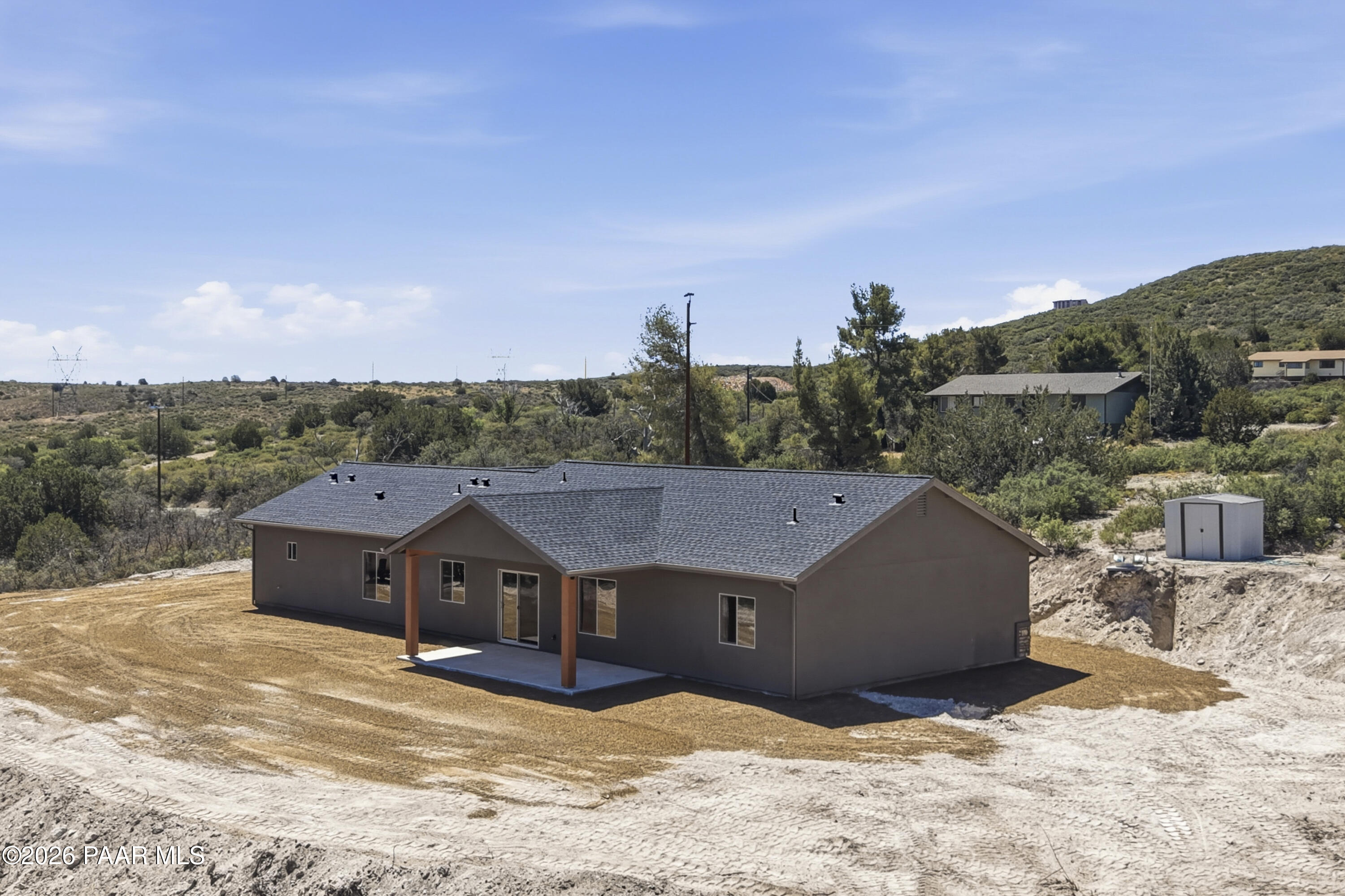 13650 East Soleil Down Road Mayer, AZ 86333 - Photo 39 of 45 49-Aerial Back 3