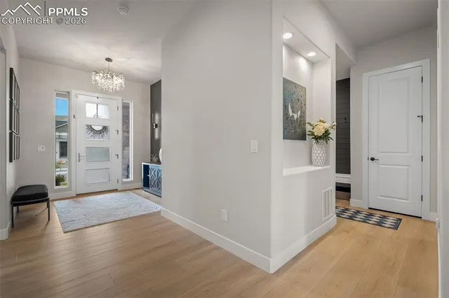 wooden floor in an empty room