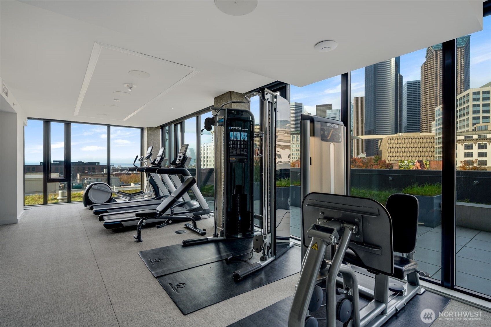 450 South Main Street, Unit 616 Seattle, WA 98104 - Photo 34 of 40 a view of a room with gym equipment