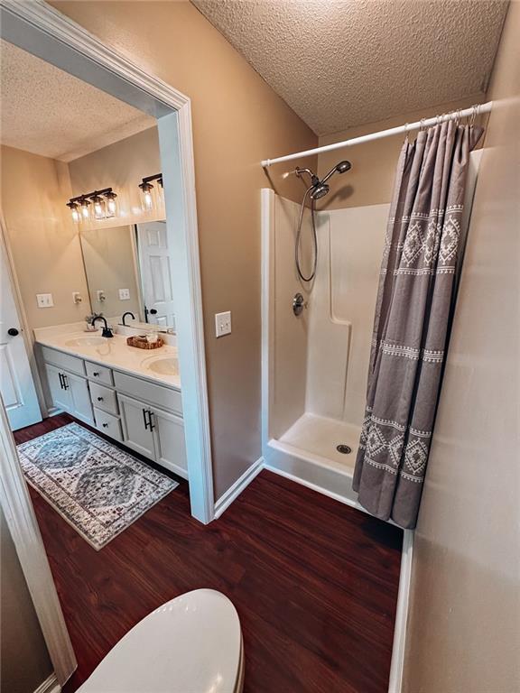 334 Summit Heights Drive Nicholson, GA 30565 - Photo 11 of 25 a bathroom with a sink toilet and shower