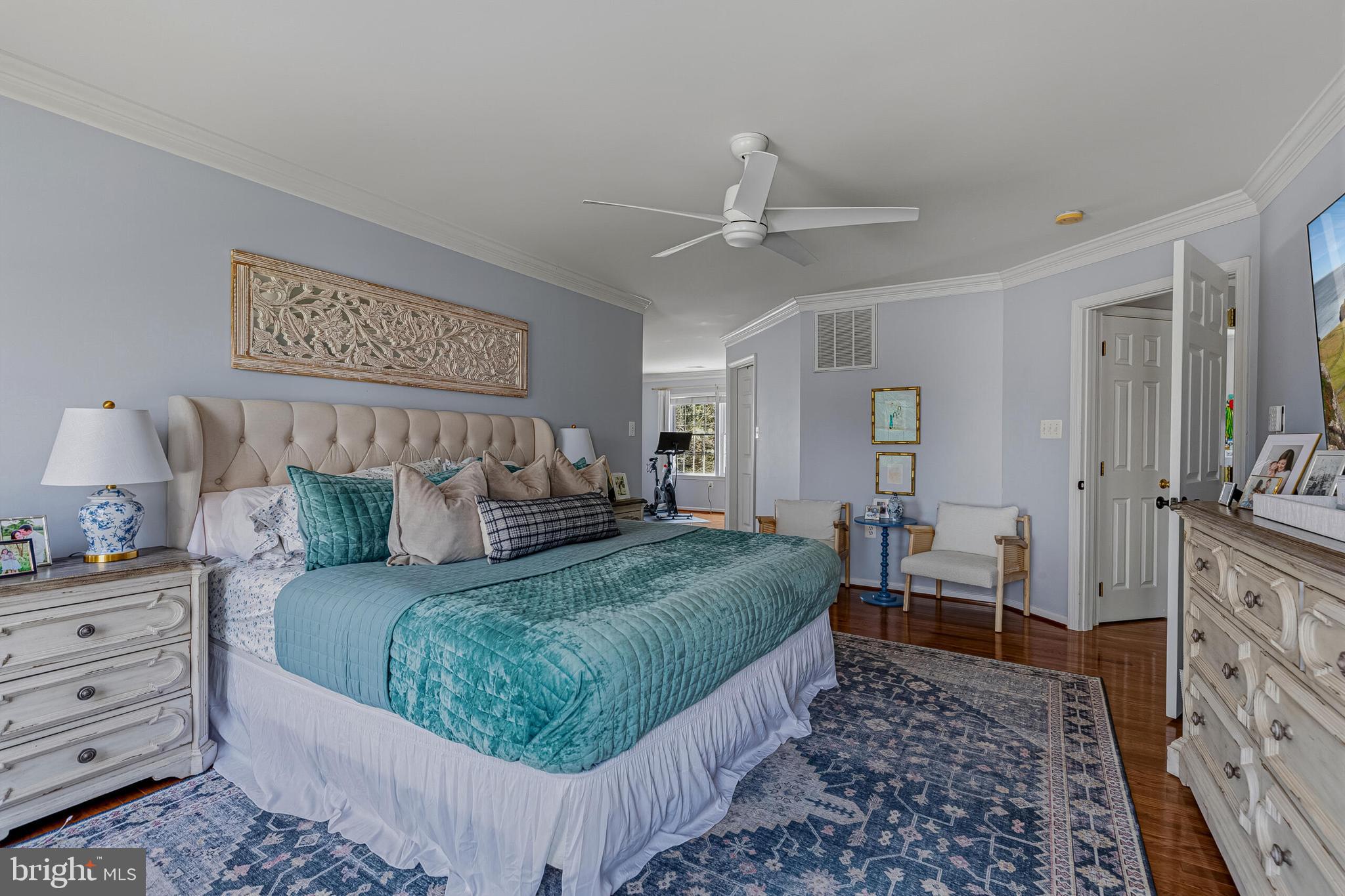 1403 Harle Place Southwest Leesburg, VA 20175 - Photo 23 of 41 a bedroom with a bed and a dresser in it