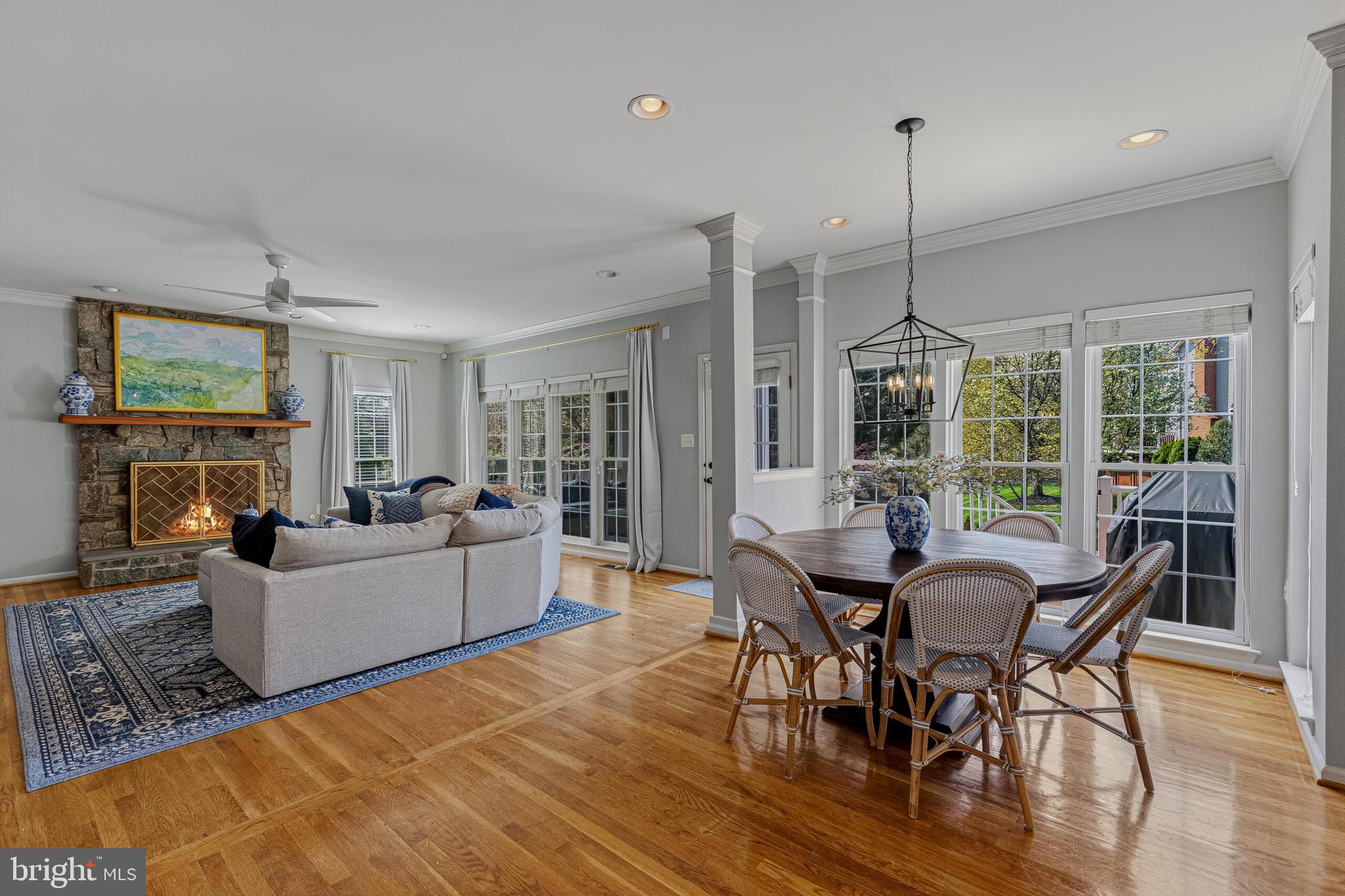 1403 Harle Place Southwest Leesburg, VA 20175 - Photo 7 of 41 a view of a dining room with furniture window and wooden floor