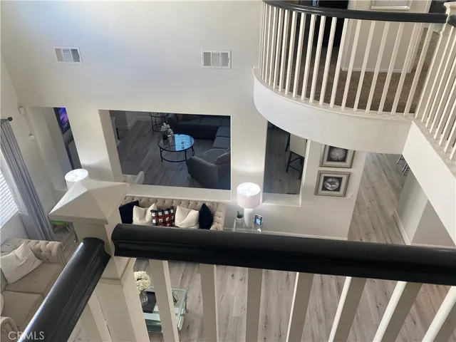 a view of closet area