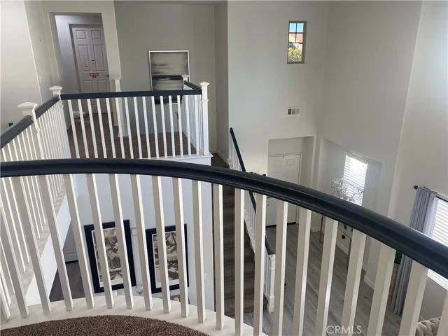a storage room with washer and dryer