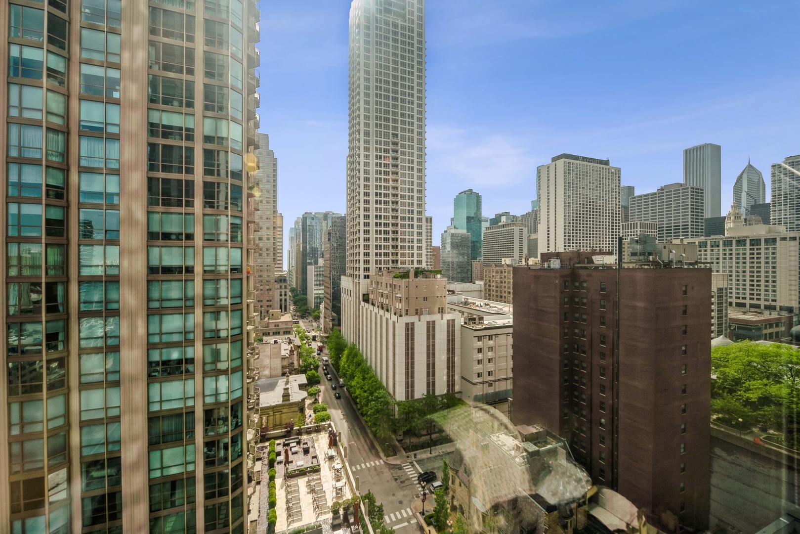 2 East Erie Street, Unit 1501 Chicago, IL 60611 - Photo 12 of 18 a view of a city with tall buildings