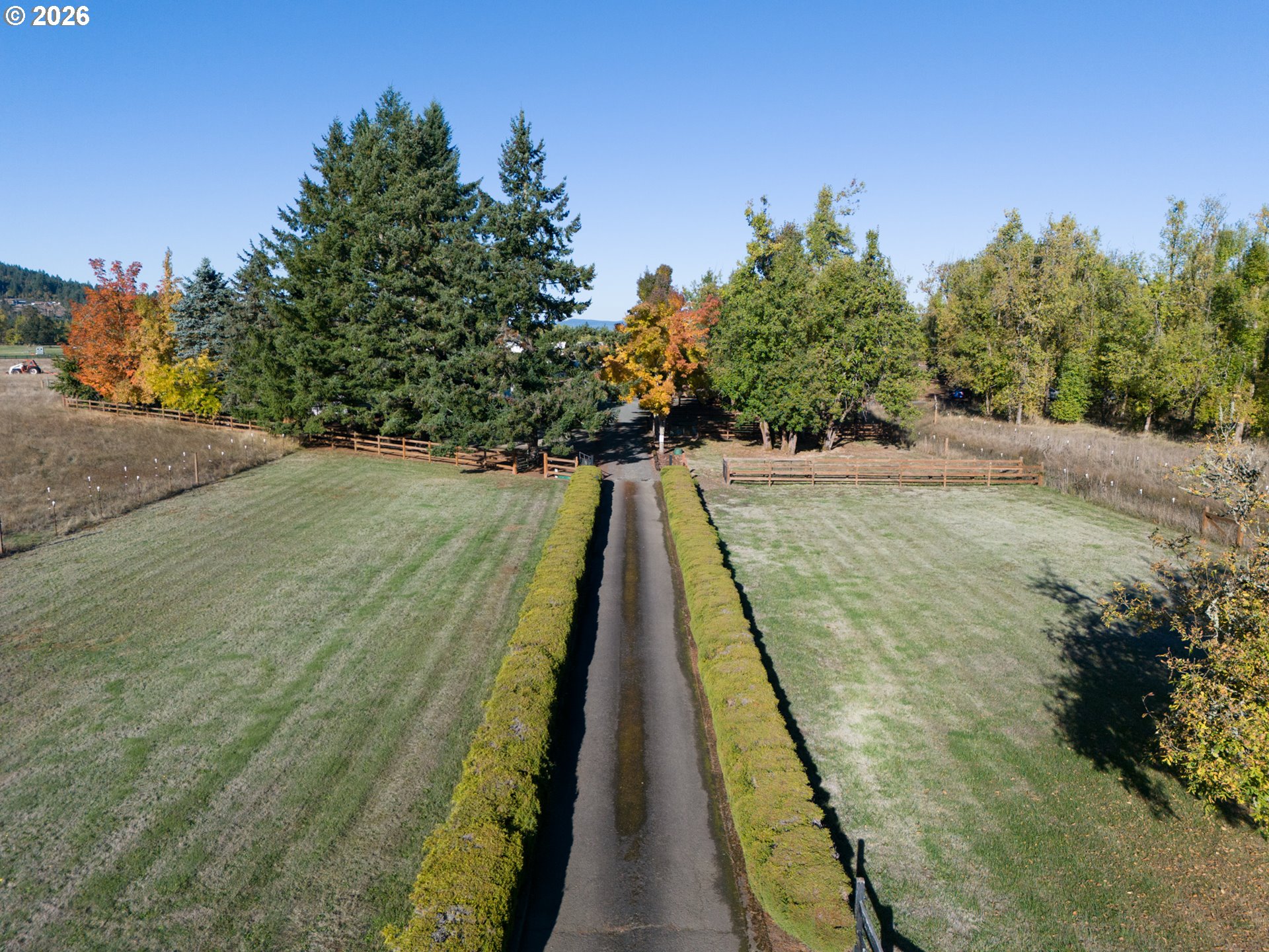 33391 Howe Lane Creswell, OR 97426 - Photo 11 of 40 a view of an outdoor space with a swimming pool