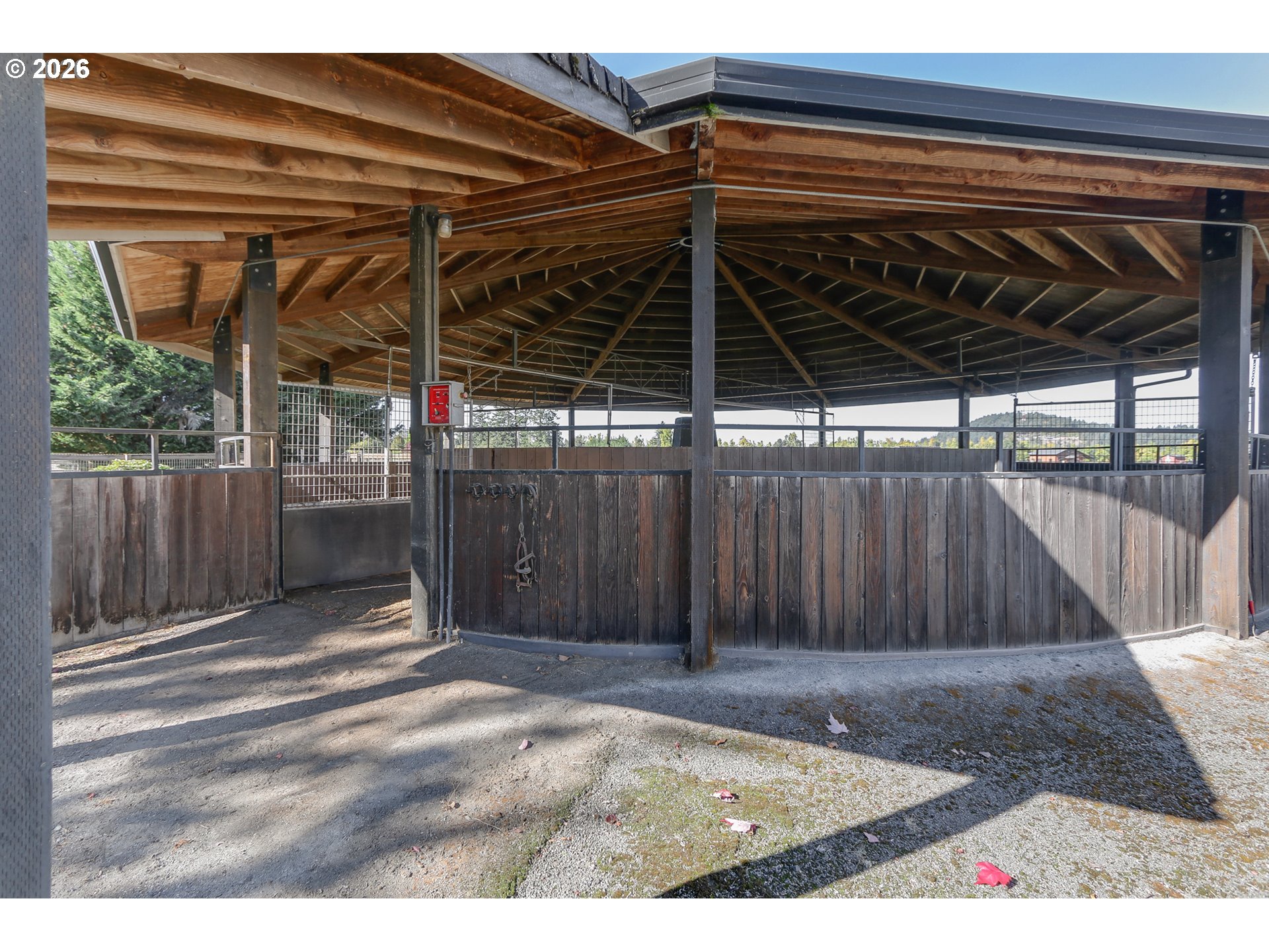 33391 Howe Lane Creswell, OR 97426 - Photo 32 of 40 a view of a wooden deck