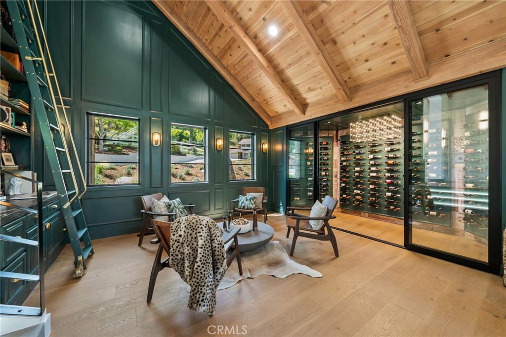 5510 Hoback Glen Road Hidden Hills, CA 91302 - Photo 17 of 60 a dining room with furniture water view and balcony