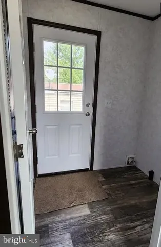 a view of front door