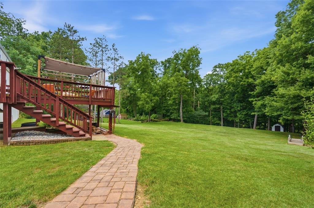 1820 Kent Road Pittsburgh, PA 15241 - Photo 39 of 49 Deck steps with easy access to the yard.