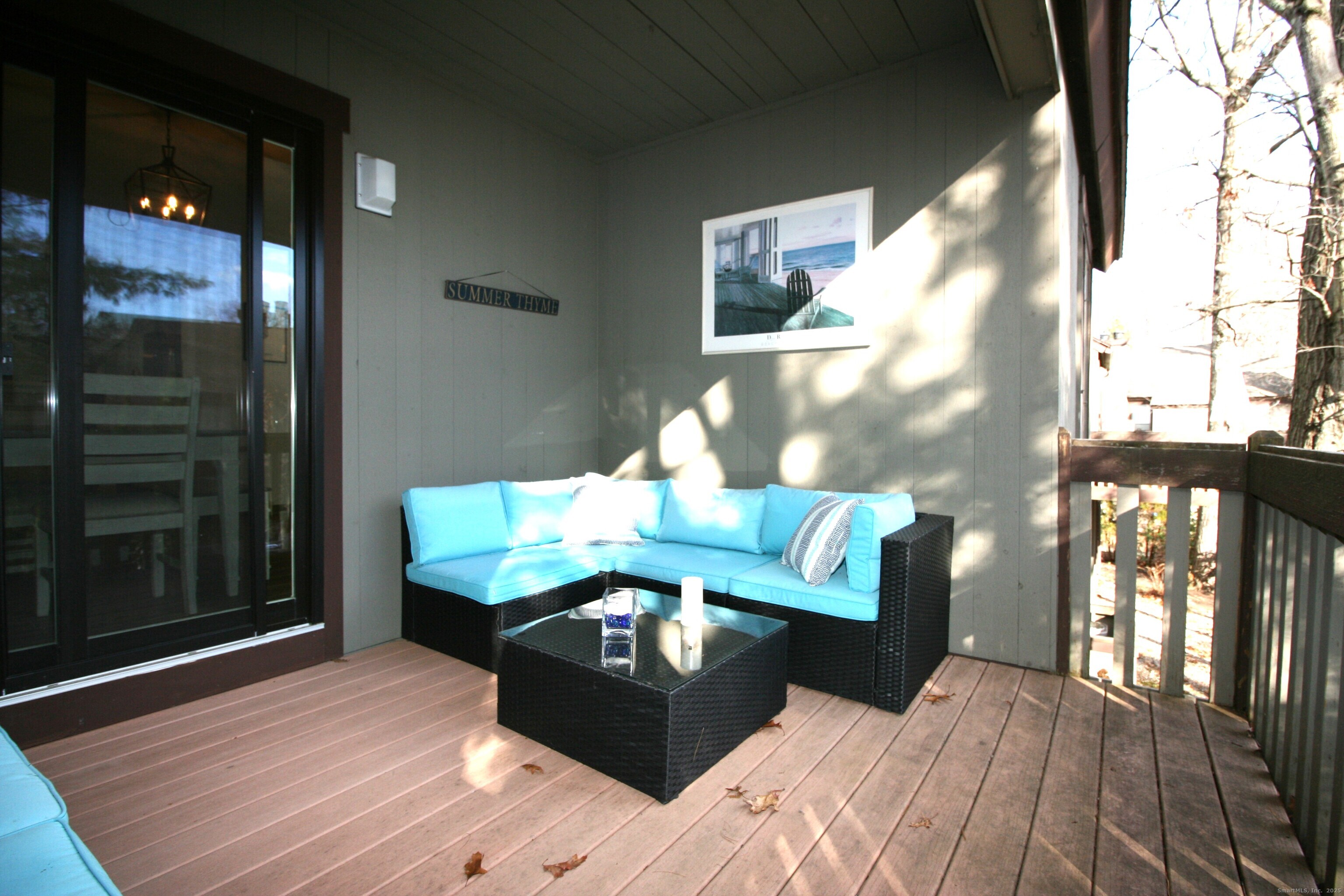 7 Twin Oak Court, Unit 7 Avon, CT 06001 - Photo 23 of 32 a balcony view with a couch