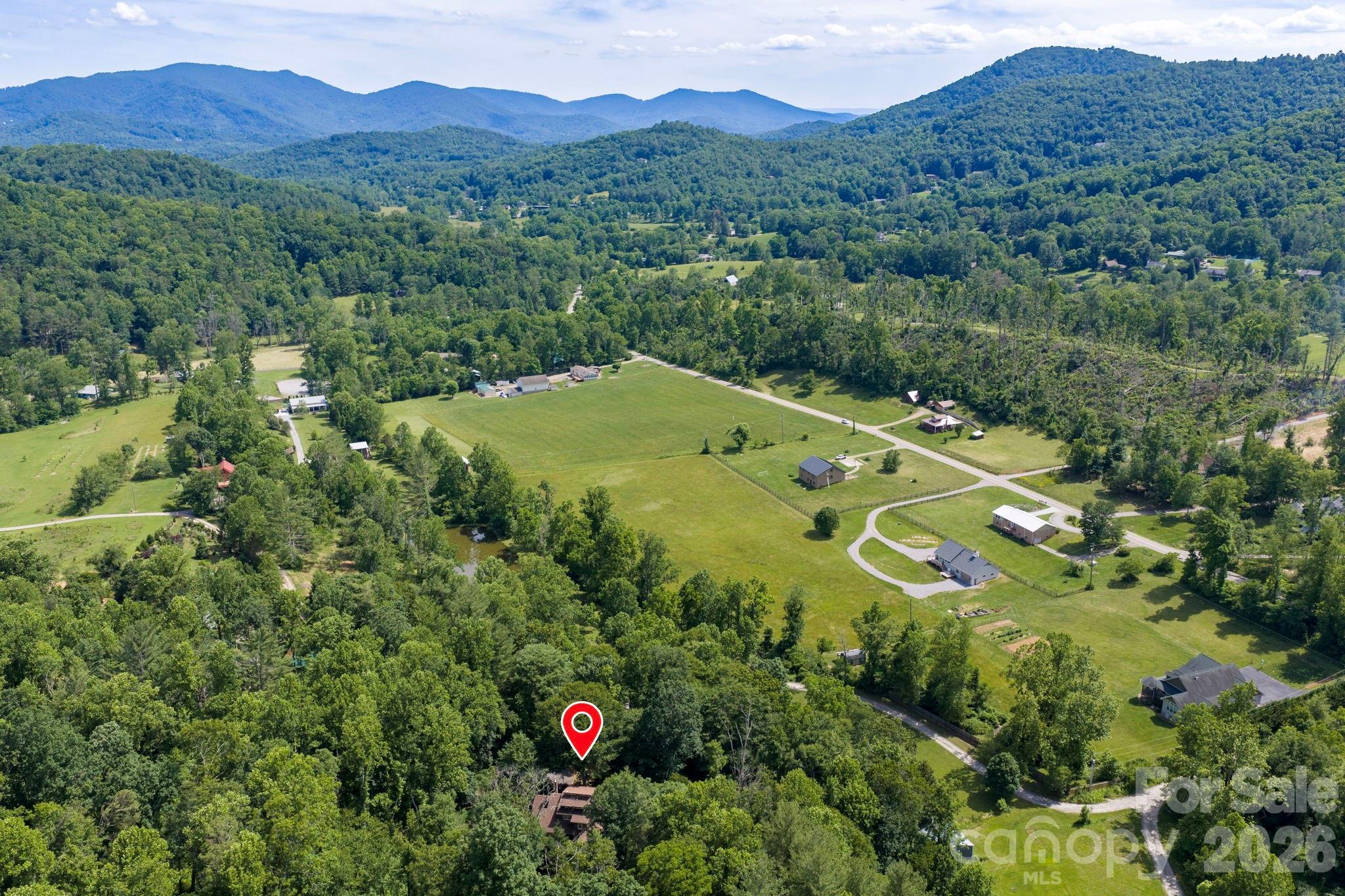 235 Bull Creek Road Asheville, NC 28805 - Photo 46 of 47 a view of a lush green field