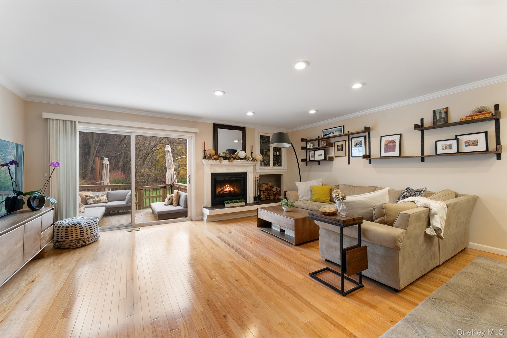 17 Ledgewood Commons Millwood, NY 10546 - Photo 4 of 22 a living room with furniture and a fireplace