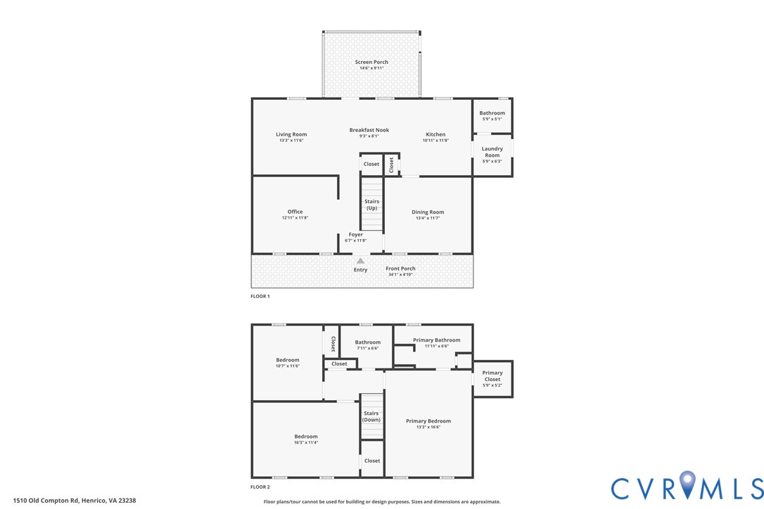1510 Old Compton Road Henrico, VA 23238 - Photo 45 of 45 Measurements are Approximate