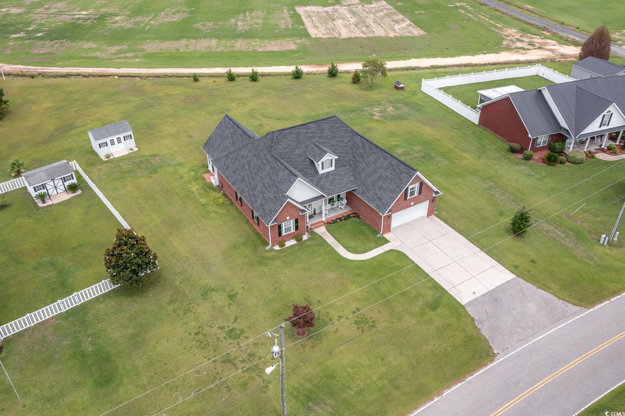 1168 Floyd Page Road Galivants Ferry, SC 29544 - Photo 36 of 37 Birds eye view of property featuring a rural view