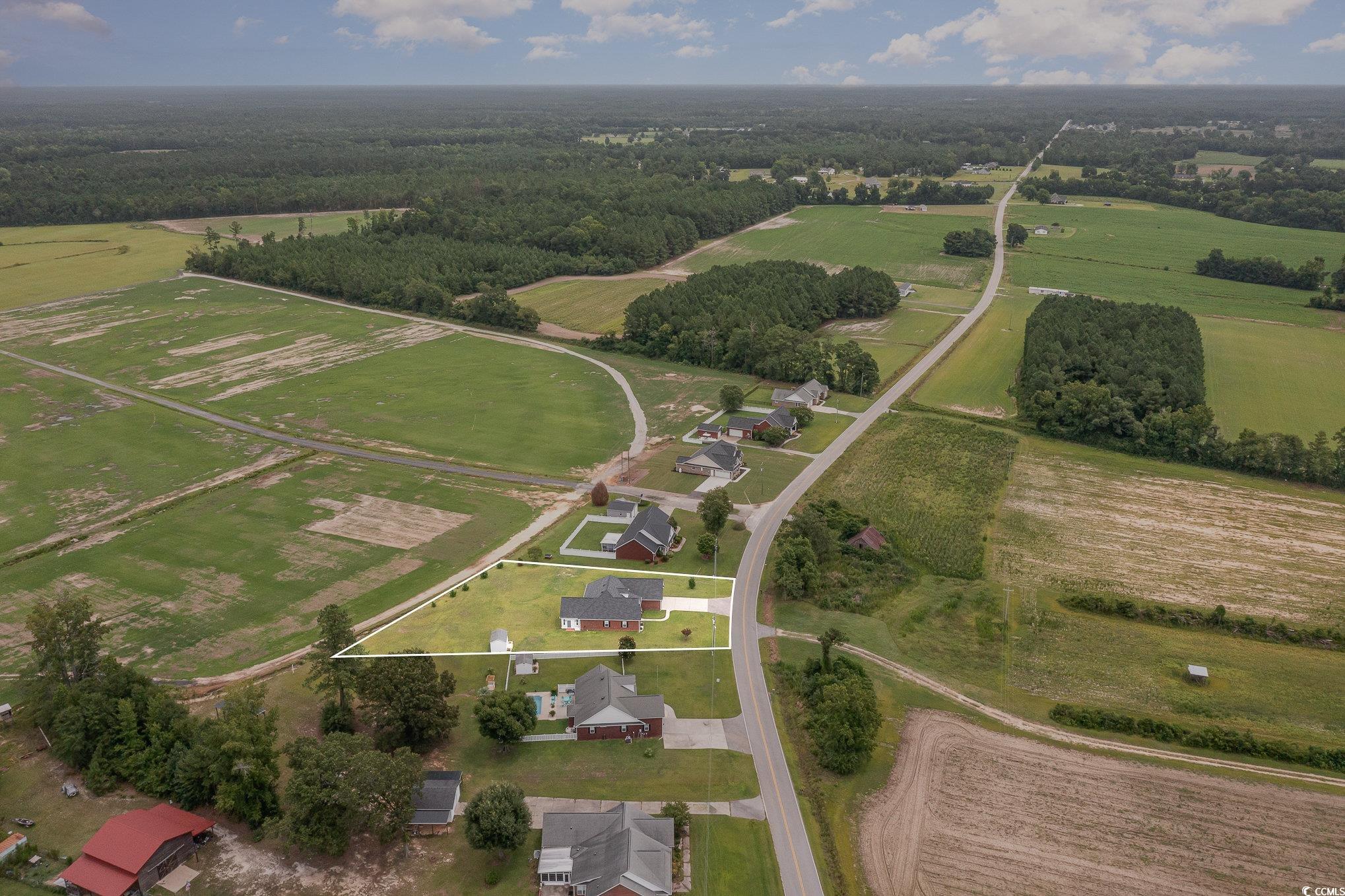 1168 Floyd Page Road Galivants Ferry, SC 29544 - Photo 37 of 37 Aerial view featuring a rural view and .83 Acres.