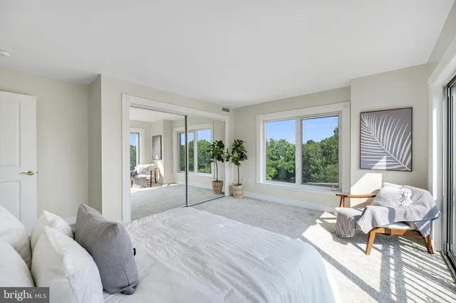 a view of a city with tall buildings