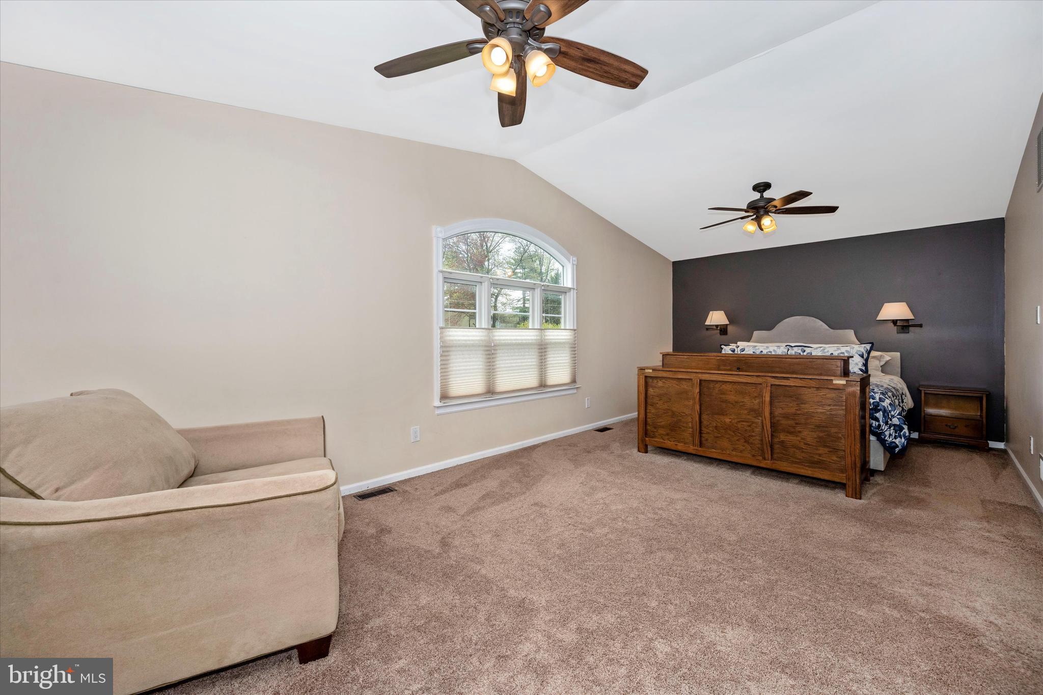 6345 Davis Road Mount Airy, MD 21771 - Photo 32 of 76 master bedroom with vaulted ceilings, sitting area
