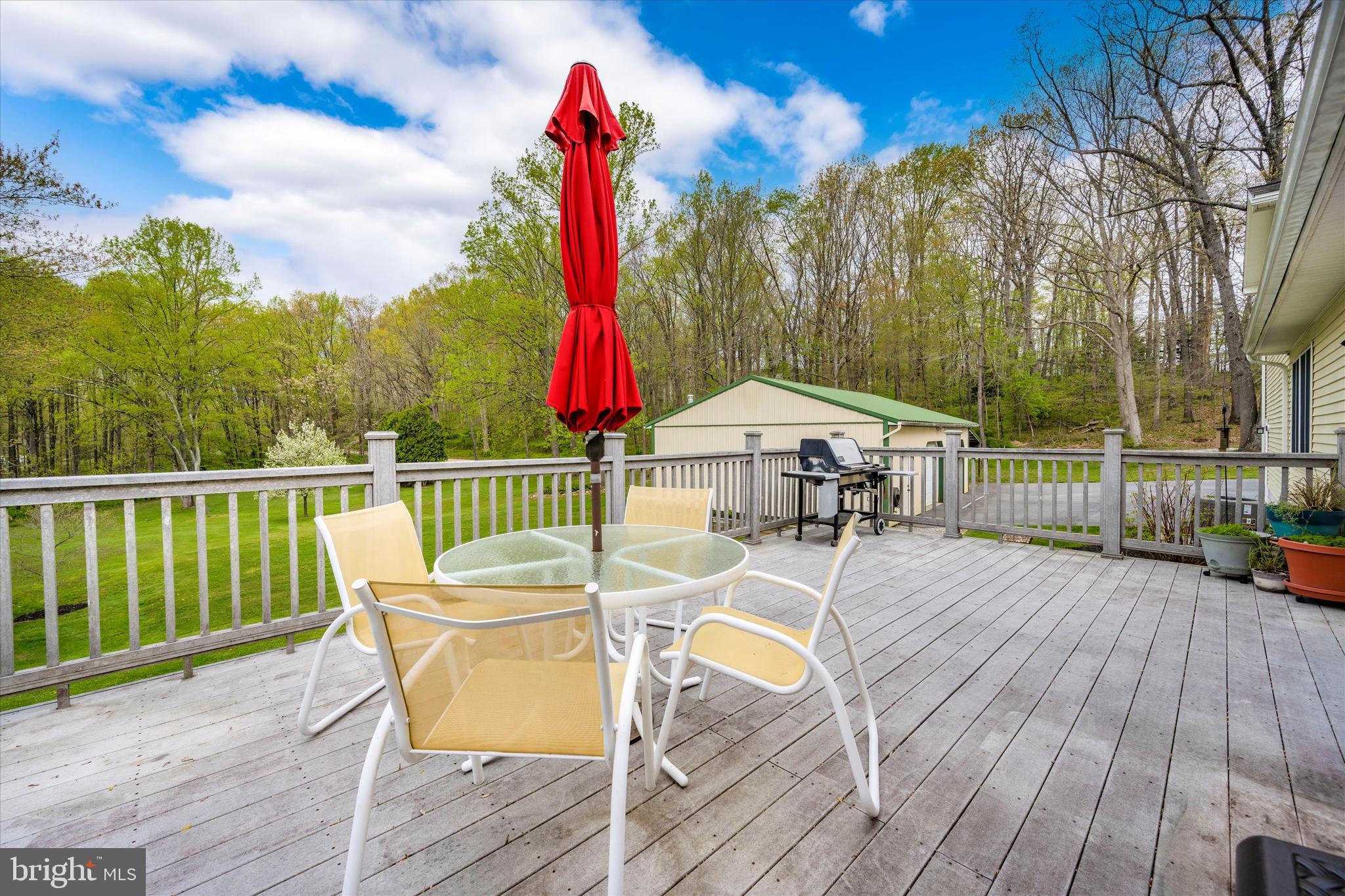 6345 Davis Road Mount Airy, MD 21771 - Photo 57 of 76 composite material deck overlooking the backyard