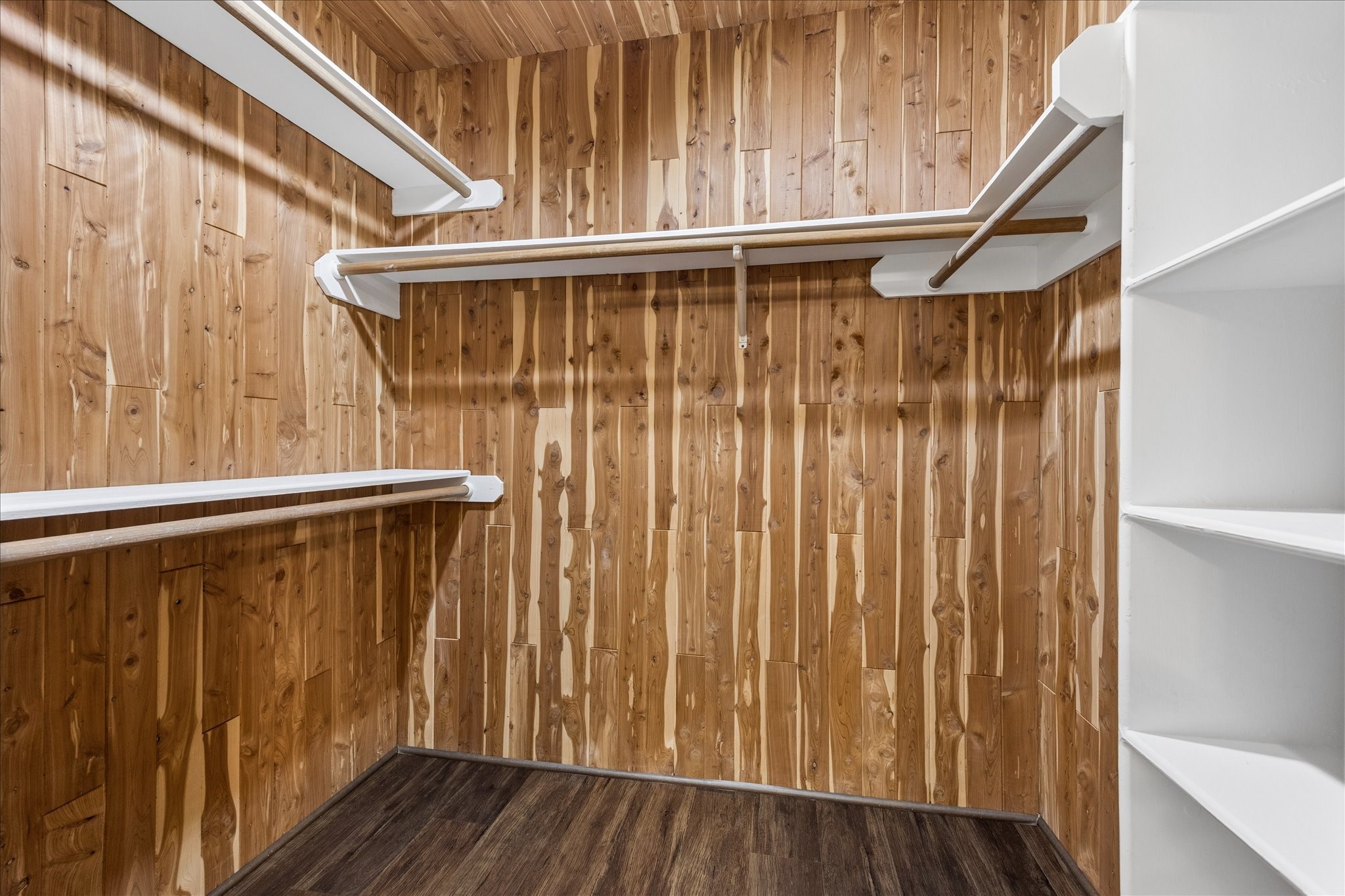 636 Rancho Bauer Drive Houston, TX 77079 - Photo 33 of 42 Cedar lined closet in the primary bath.