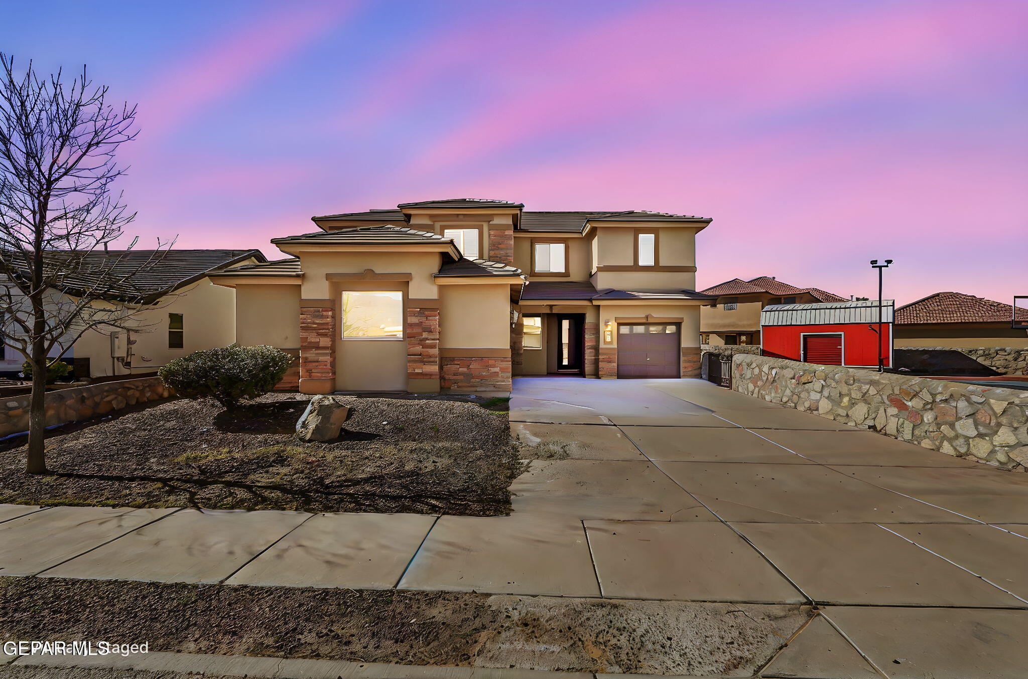 520 Gomez Road El Paso, TX 79932 - Photo 68 of 72 a front view of a house with entertaining space