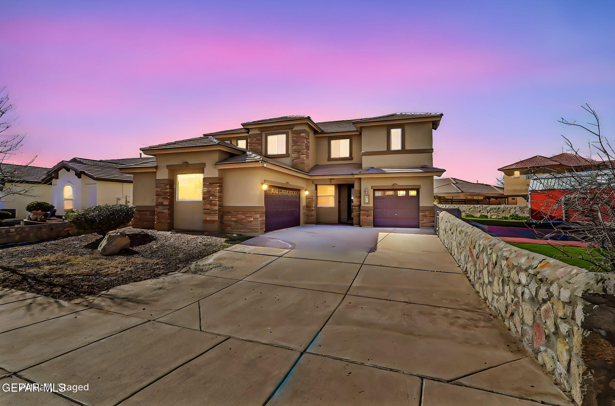 520 Gomez Road El Paso, TX 79932 - Photo 70 of 72 a front view of a house with entertaining space