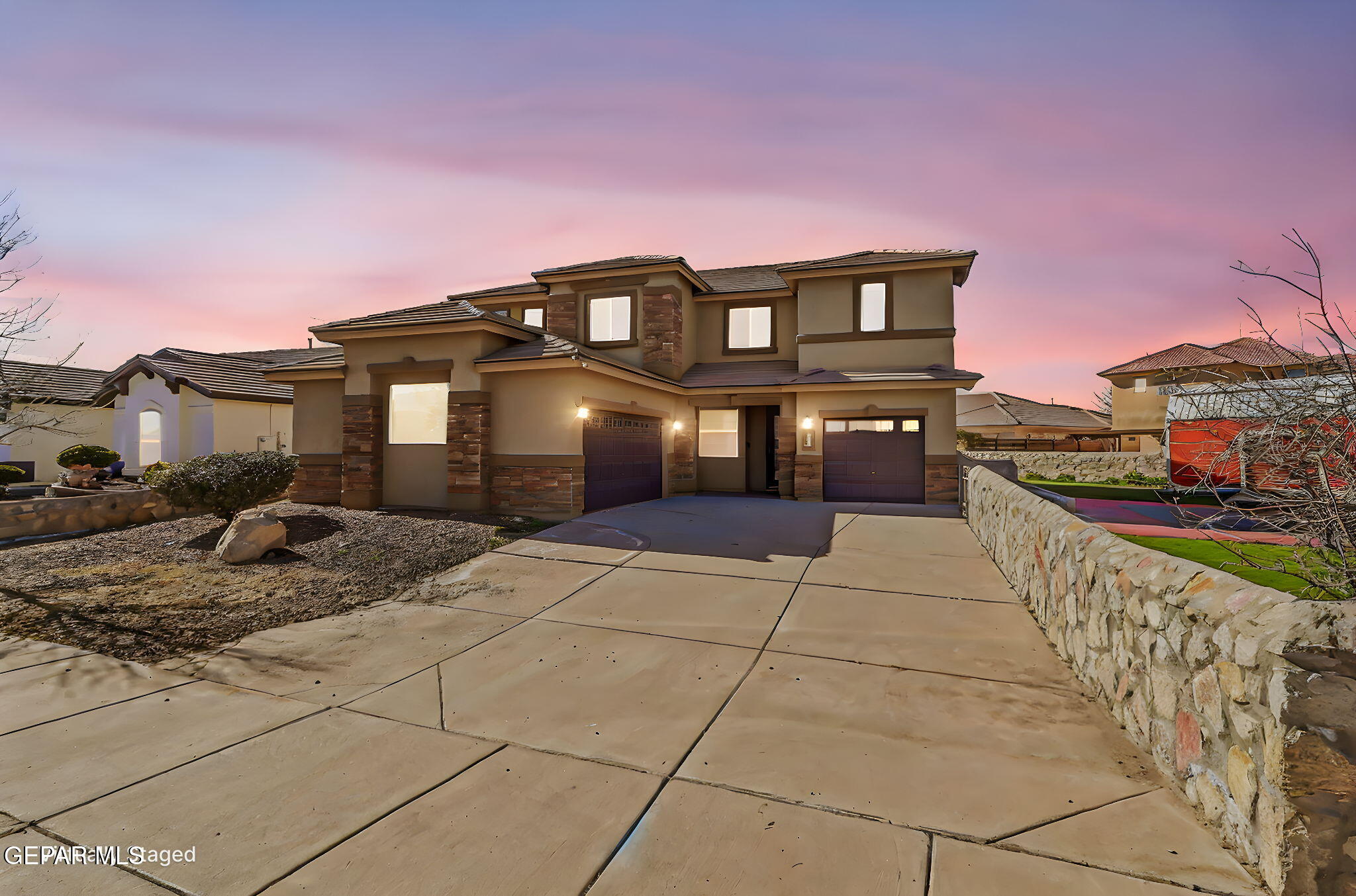 520 Gomez Road El Paso, TX 79932 - Photo 71 of 72 a front view of a house with entertaining space