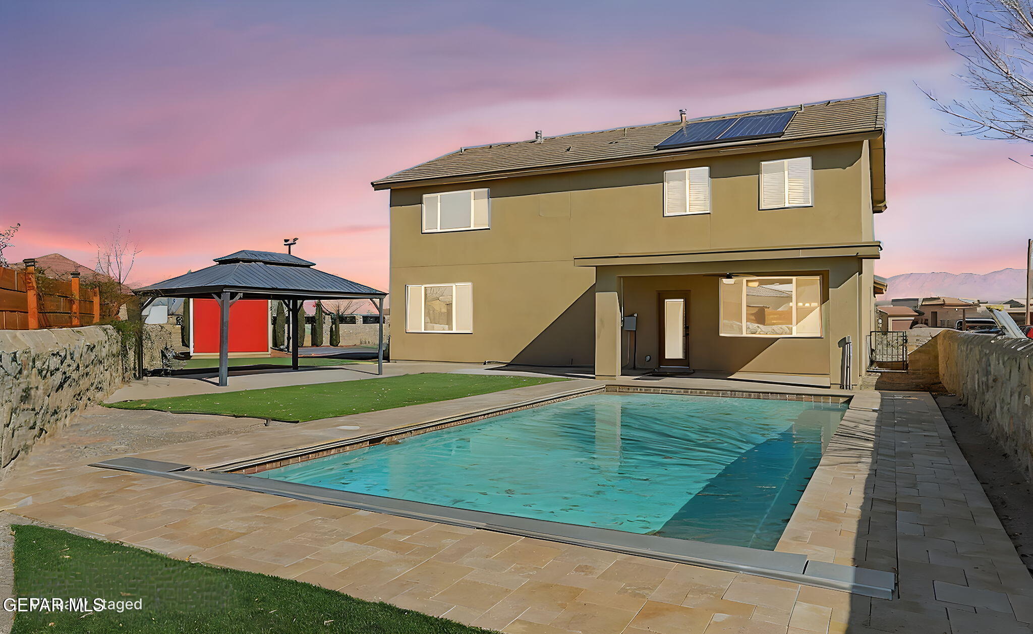 520 Gomez Road El Paso, TX 79932 - Photo 72 of 72 a front view of a house with garden