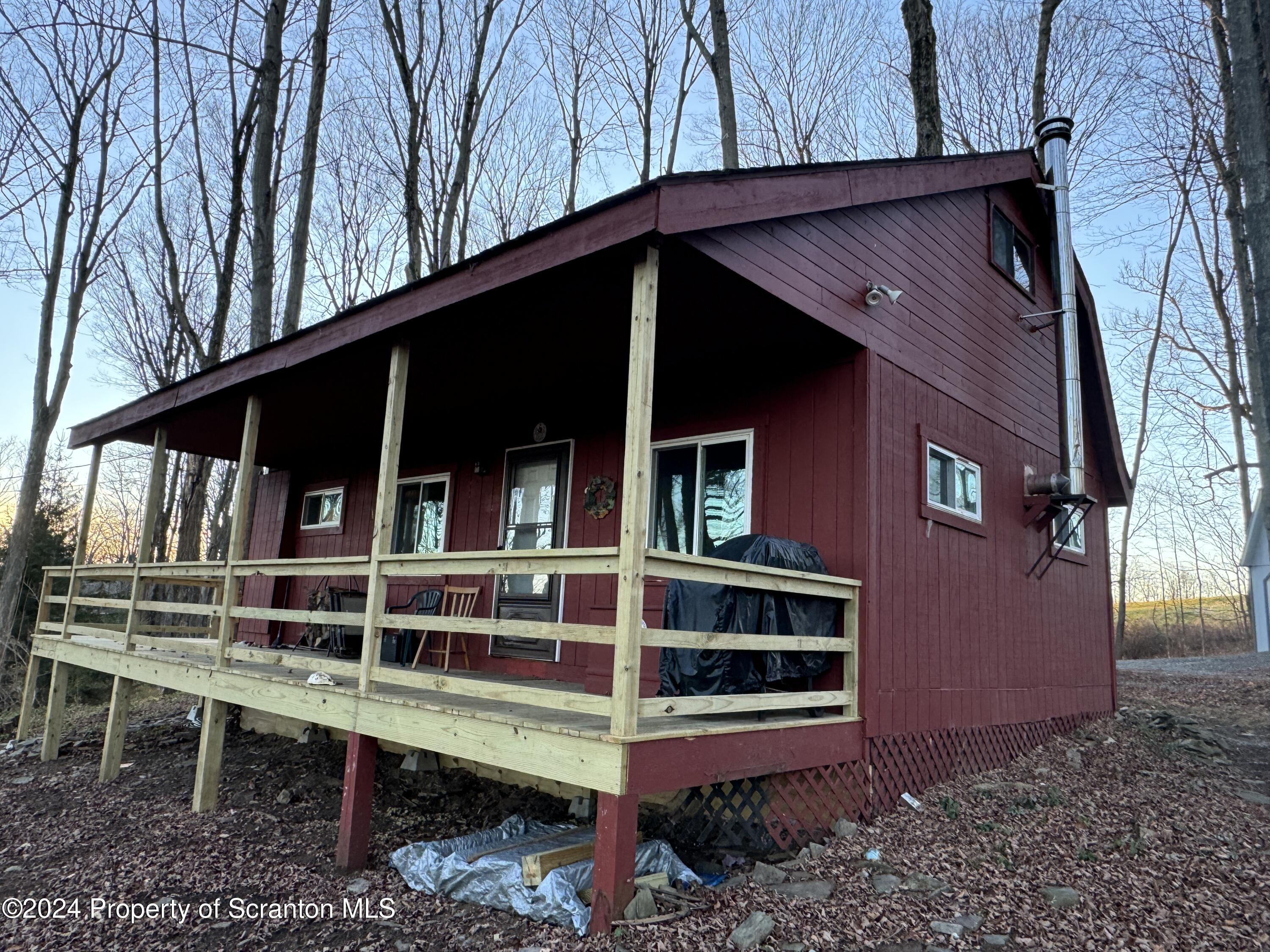 a front view of a house with balcony