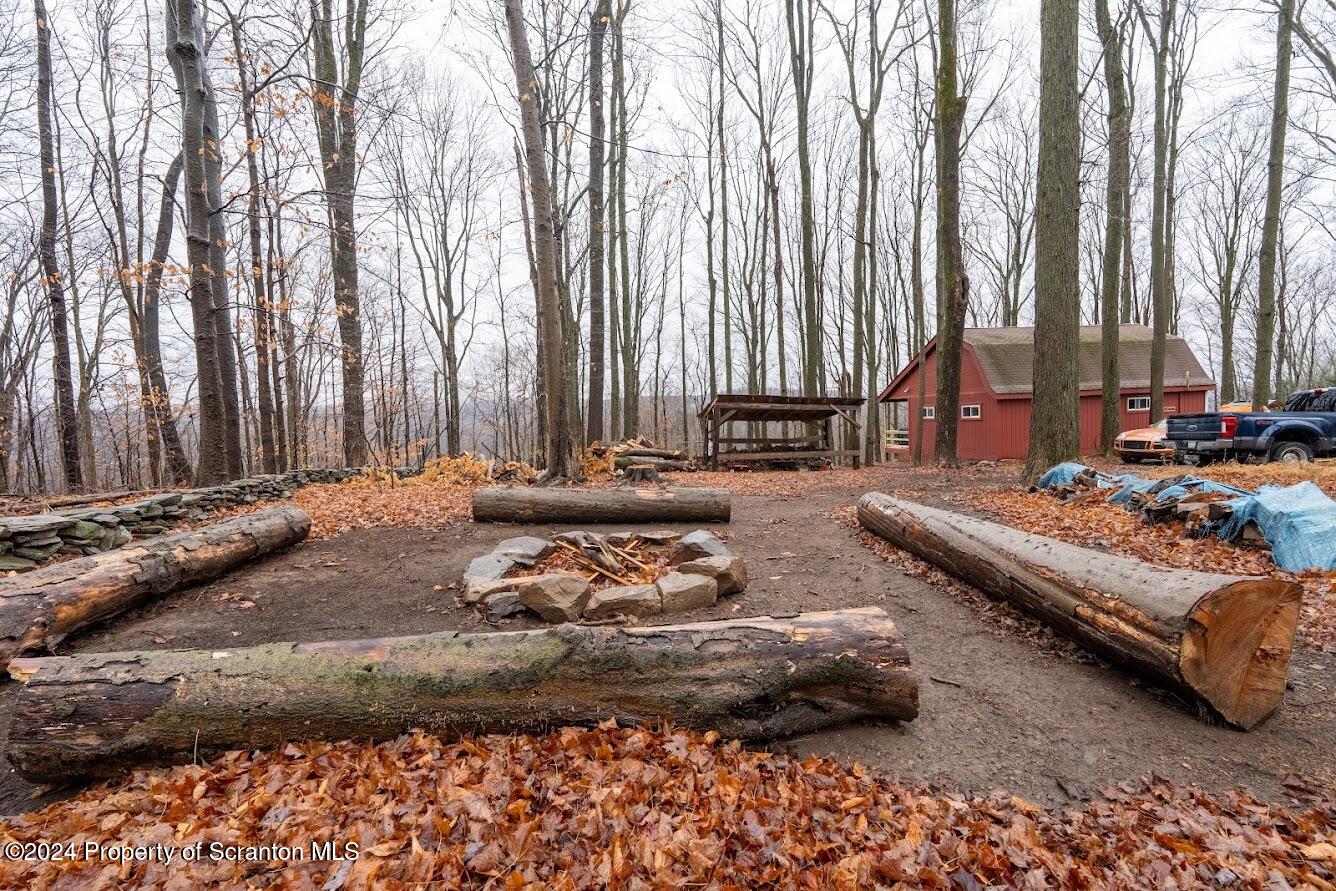18285 Pa-92 Jackson, PA 18825 - Photo 14 of 49 a view of a backyard with white house