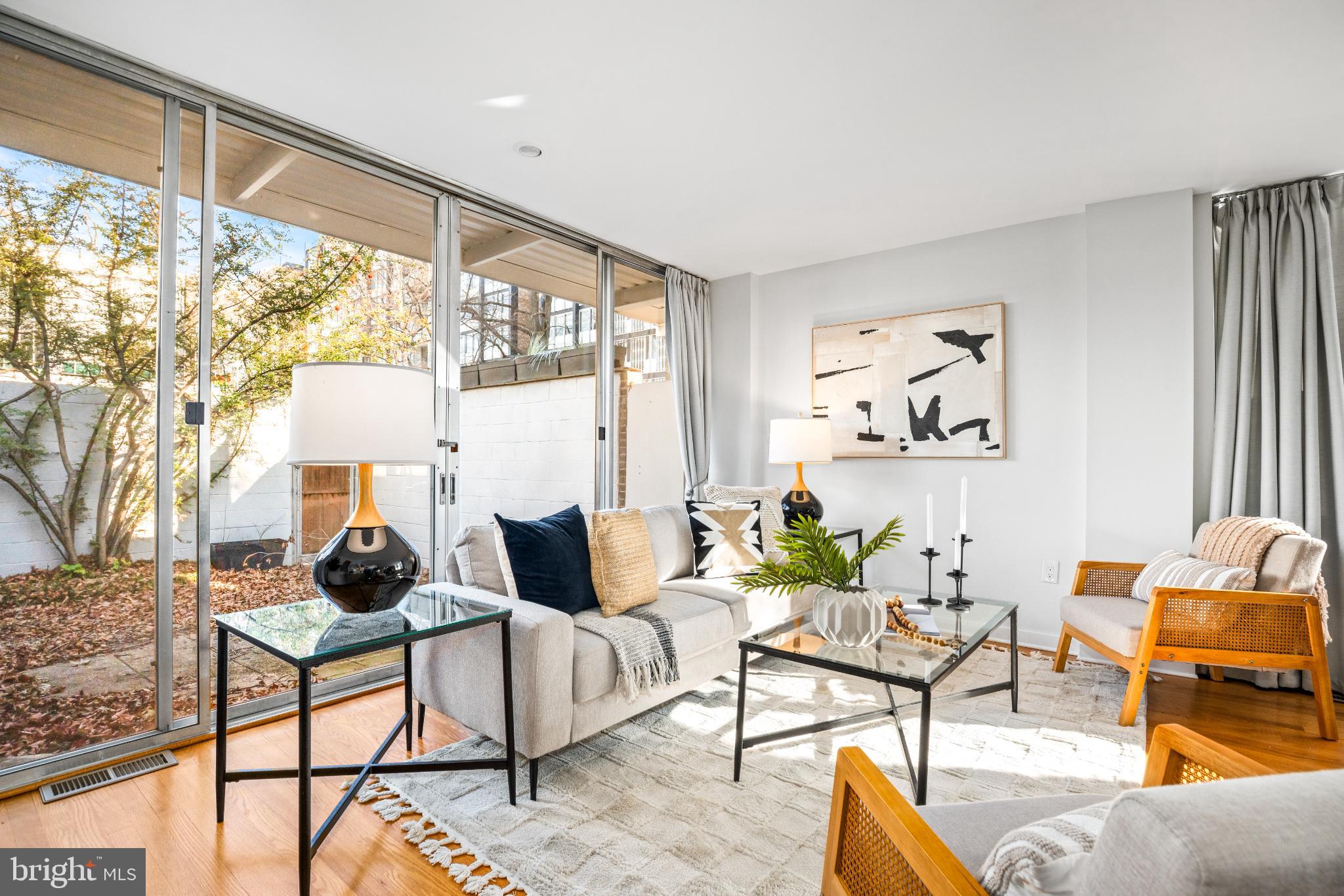 345 O Street Southwest Washington, DC 20024 - Photo 16 of 50 Bright and airy living space with modern flair.