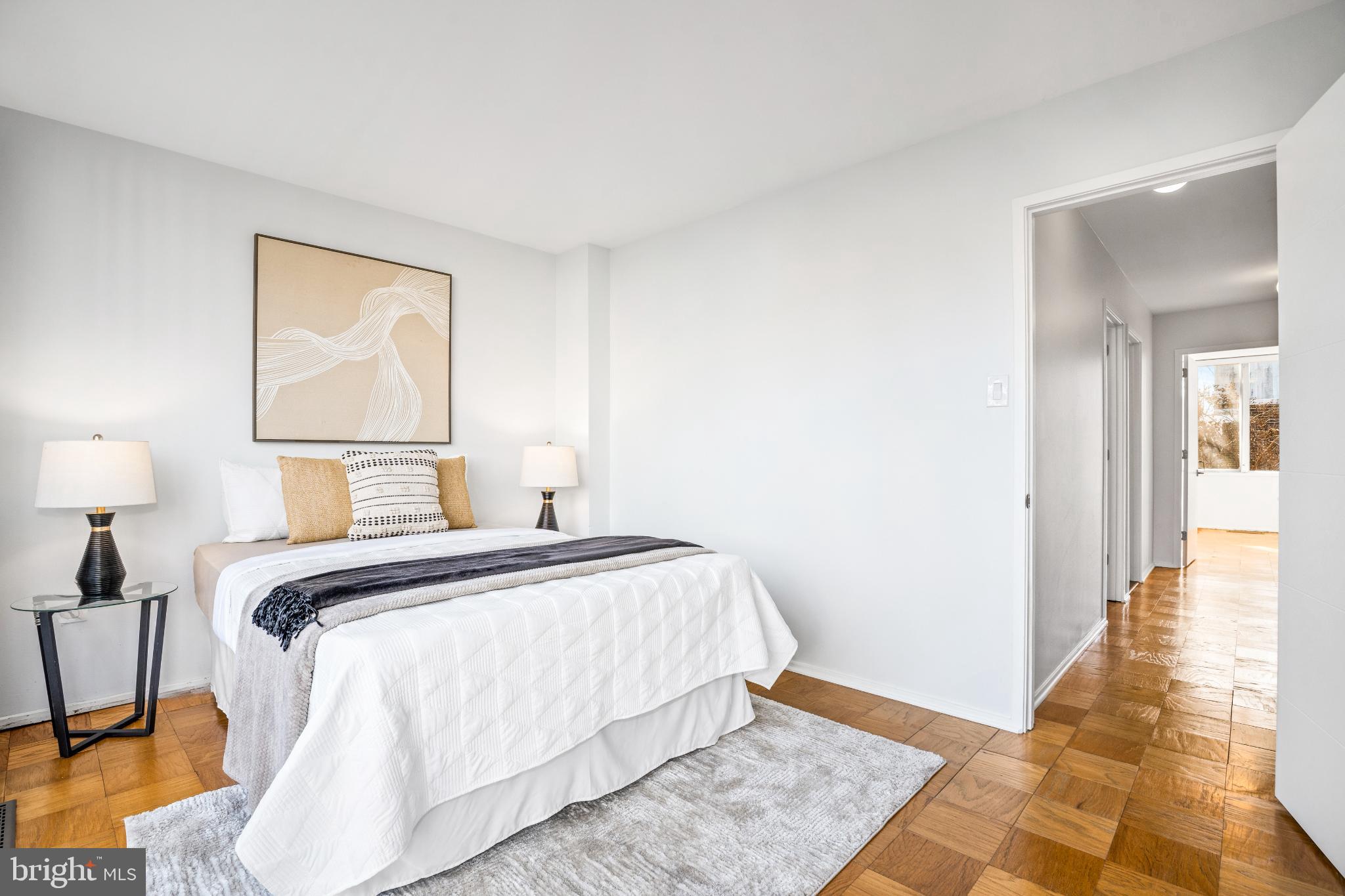 345 O Street Southwest Washington, DC 20024 - Photo 32 of 50 Bright and airy bedroom with modern elegance.