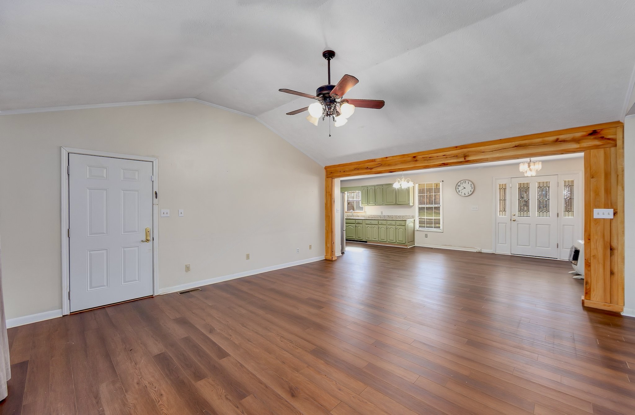 6675 Highway 100 Reagan, TN 38368 - Photo 9 of 32 wooden floor in an empty room with a window