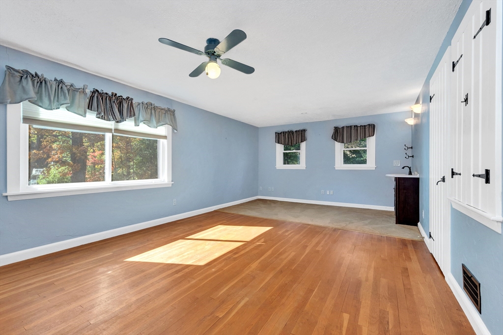 14 Pond Street Topsfield, MA 01983 - Photo 30 of 36 wooden floor in an empty room with a window