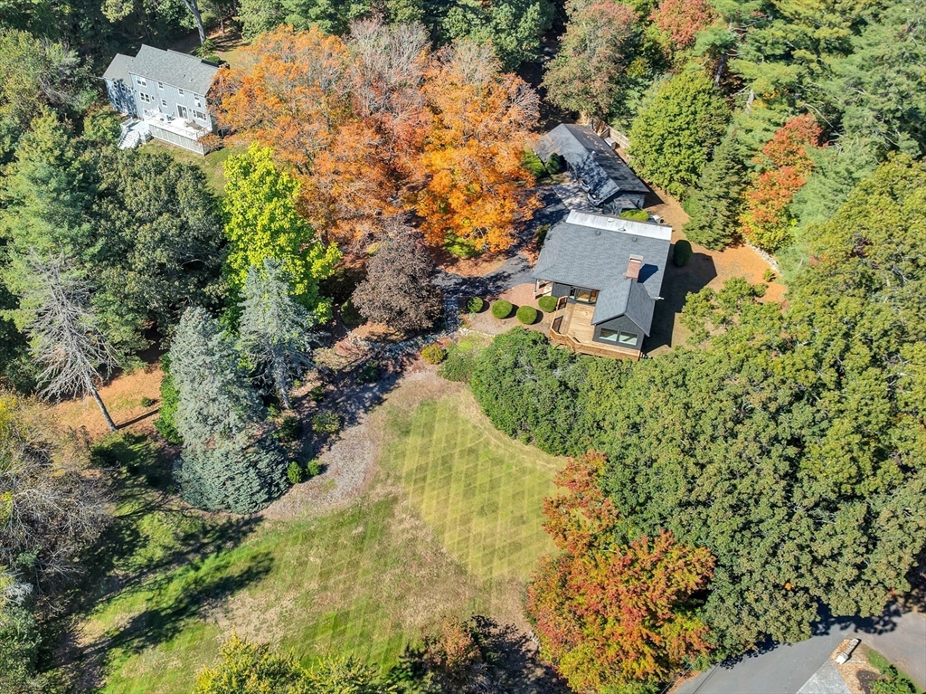 14 Pond Street Topsfield, MA 01983 - Photo 5 of 36 an aerial view of residential house with outdoor space