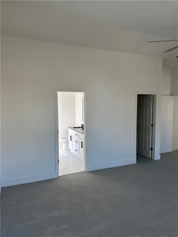 a view of an empty room