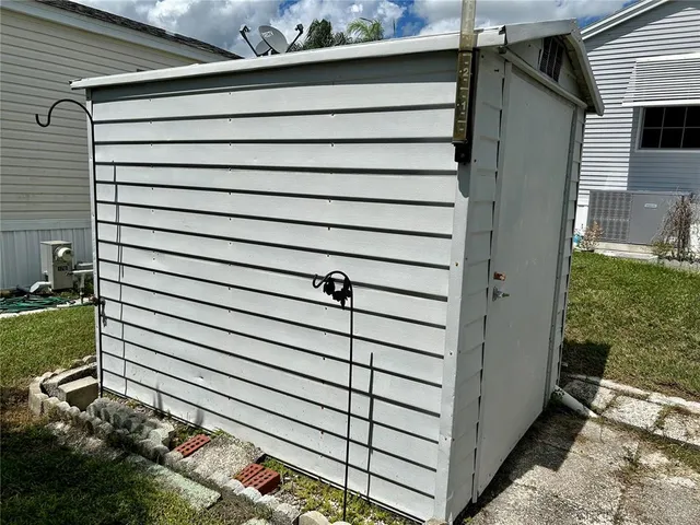 a view of a house with a door