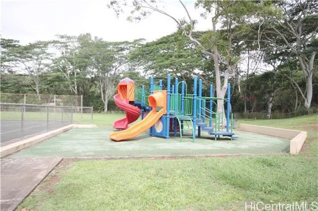 a view of outdoor space with garden and entertaining space