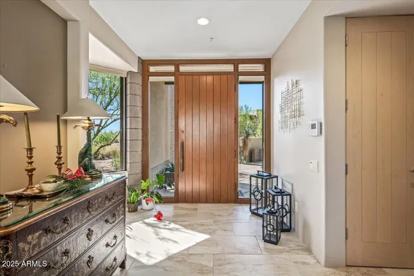 a very nice looking room with a large window