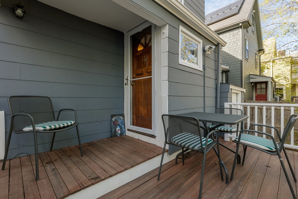 181 Willow Avenue Somerville, MA 02144 - Photo 26 of 31 a deck view with a seating space