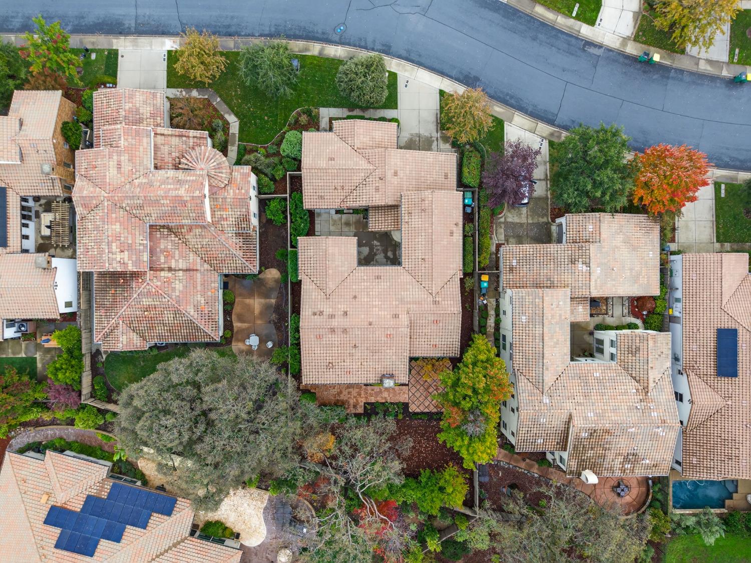 2050 Impressionist Way El Dorado Hills, CA 95762 - Photo 79 of 83 an aerial view of residential houses with outdoor space