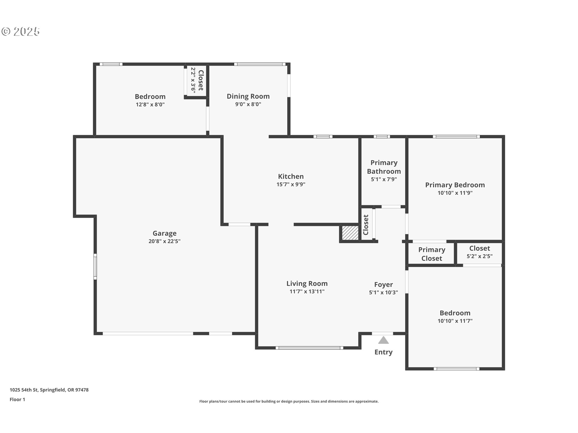 1025 54th Street Springfield, OR 97478 - Photo 31 of 31 a picture of floor plan